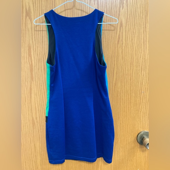 Mod inspired colourblock mini dress. Women’s M - Picture 2 of 3